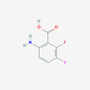 6-Amino-2-fluoro-3-iodobenzoic acid