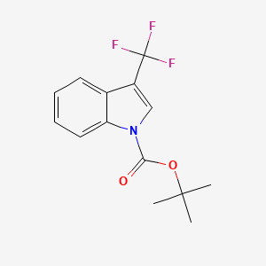 Tert-butyl 3-(trifluoromethyl)-1H-indole-1-carboxylate