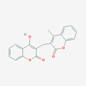 3-[(4-Hydroxy-2-oxochromen-3-yl)methyl]-4-methylchromen-2-one