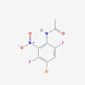 N-(4-Bromo-3,6-difluoro-2-nitrophenyl)acetamide