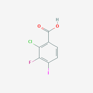 2-Chloro-3-fluoro-4-iodobenzoic acid