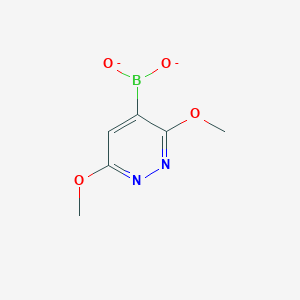 molecular formula C6H7BN2O4-2 B15508310 3,6-Dimethoxypyridazin-4-ylboronate 