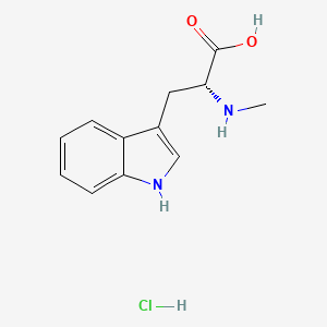 molecular formula C12H15ClN2O2 B15508480 H-N-Me-D-Trp-OH.HCl 