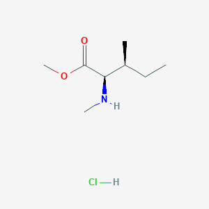 molecular formula C8H18ClNO2 B15508539 N-Me-D-Ile-OMe.HCl 