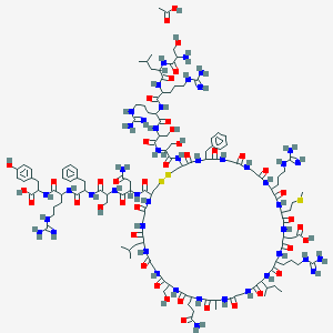 molecular formula C129H207N45O41S3 B15508605 Atrial Natriuretic Peptide (ANP) (1-28), human, porcine 