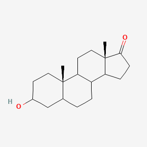 molecular formula C19H30O2 B15508626 3beta-Androsterone;trans-Androsterone;iso-Androsterone 