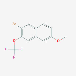 2-Bromo-6-methoxy-3-(trifluoromethoxy)naphthalene