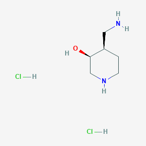 cis-4-(Aminomethyl)-3-hydroxypiperidine dihydrochloride