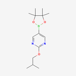 2-Isobutoxy-5-(4,4,5,5-tetramethyl-1,3,2-dioxaborolan-2-yl)pyrimidine