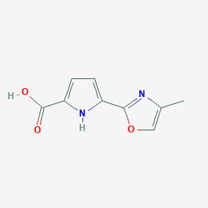 5-(4-Methyloxazol-2-yl)-1H-pyrrole-2-carboxylic acid