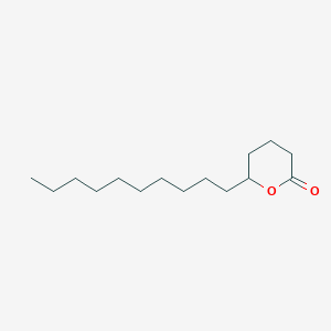 2H-Pyran-2-one, 6-decyltetrahydro-