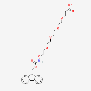 3-[2-[2-[2-[2-(9H-fluoren-9-ylmethoxycarbonylamino)oxyethoxy]ethoxy]ethoxy]ethoxy]propanoate