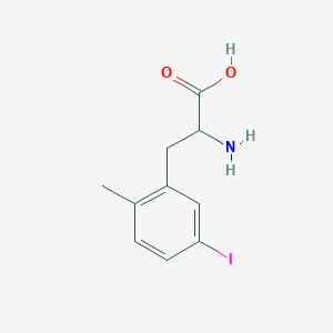 molecular formula C10H12INO2 B15508943 2-Amino-3-(5-iodo-2-methylphenyl)propanoic acid 