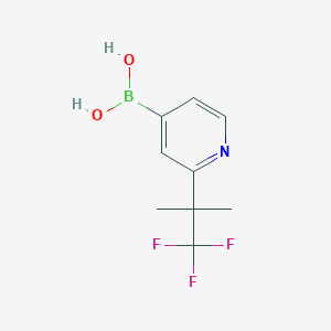 2-(1,1,1-Trifluoro-2-methylpropan-2-yl)pyridin-4-ylboronic acid