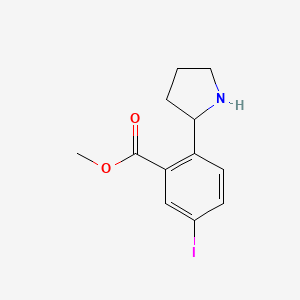 Methyl 5-iodo-2-pyrrolidin-2-ylbenzoate