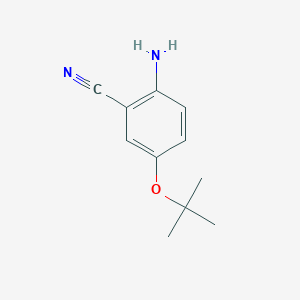 Benzonitrile, 2-amino-5-(1,1-dimethylethoxy)-