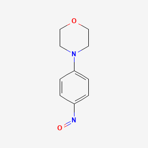 molecular formula C10H12N2O2 B15509056 Morpholine, 4-(4-nitrosophenyl)- CAS No. 5382-54-7