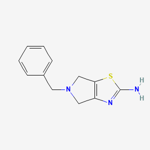 molecular formula C12H13N3S B15509066 5-benzyl-5,6-dihydro-4H-pyrrolo[3,4-d][1,3]thiazol-2-amine 