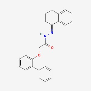 2-(biphenyl-2-yloxy)-N'-[(1E)-3,4-dihydronaphthalen-1(2H)-ylidene]acetohydrazide