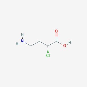 molecular formula C4H8ClNO2 B15509133 (R)-4-amino-2-chlorobutyric acid 