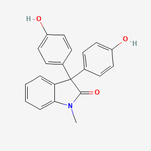 3,3-bis(4-hydroxyphenyl)-1-methyl-1,3-dihydro-2H-indol-2-one