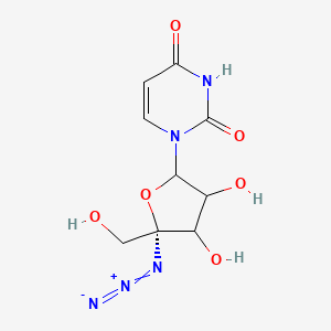 1-[(5R)-5-azido-3,4-dihydroxy-5-(hydroxymethyl)oxolan-2-yl]pyrimidine-2,4-dione