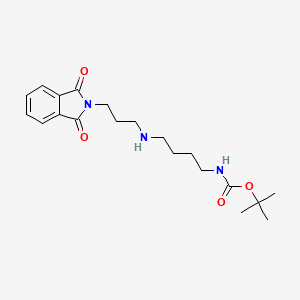 Carbamic acid, [4-[[3-(1,3-dihydro-1,3-dioxo-2H-isoindol-2-yl)propyl]amino]butyl]-, 1,1-dimethylethyl ester