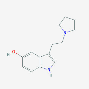 B155094 3-[2-(1-Pyrrolidinyl)ethyl]-1H-indol-5-ol CAS No. 1919-95-5