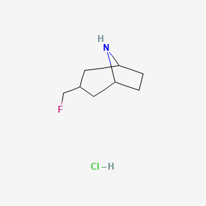 3-(Fluoromethyl)-8-azabicyclo[3.2.1]octane hydrochloride