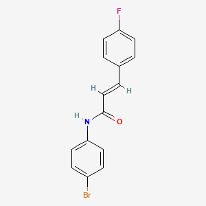 (2E)-N-(4-bromophenyl)-3-(4-fluorophenyl)prop-2-enamide