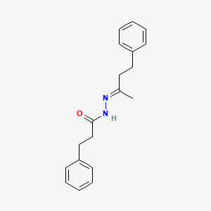 N'-(1-methyl-3-phenylpropylidene)-3-phenylpropanohydrazide