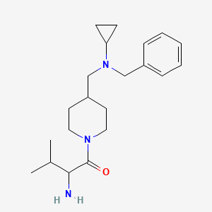 2-Amino-1-[4-[[benzyl(cyclopropyl)amino]methyl]piperidin-1-yl]-3-methylbutan-1-one