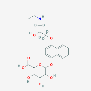 (+/-)-4-Hydroxy propranolol beta-D-glucuronide