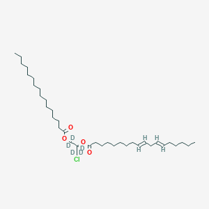 (1-chloro-1,1,2,3,3-pentadeuterio-3-hexadecanoyloxypropan-2-yl) (9E,12E)-octadeca-9,12-dienoate