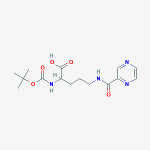 N-alpha-Boc-Ndelta-pyrazinylcarbonyl-L-ornithine