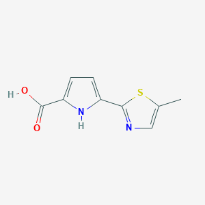 5-(5-Methylthiazol-2-yl)-1H-pyrrole-2-carboxylic acid