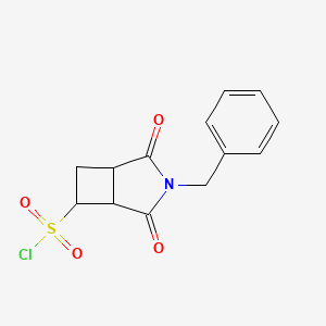 3-Benzyl-2,4-dioxo-3-azabicyclo[3.2.0]heptane-6-sulfonyl chloride