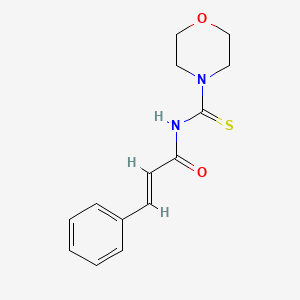 (2E)-N-(morpholin-4-ylcarbonothioyl)-3-phenylprop-2-enamide