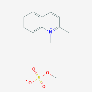 B155097 1,2-Dimethylquinolinium methyl sulphate CAS No. 1605-74-9