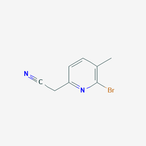 2-(6-Bromo-5-methylpyridin-2-yl)acetonitrile