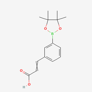 (E)-3-(3-(4,4,5,5-Tetramethyl-1,3,2-dioxaborolan-2-yl)phenyl)acrylic acid