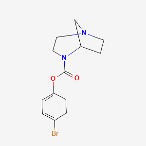 4-Bromophenyl 1,4-diazabicyclo[3.2.1]octane-4-carboxylate