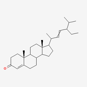 (10R,13R)-17-(5-ethyl-6-methylhept-3-en-2-yl)-10,13-dimethyl-1,2,6,7,8,9,11,12,14,15,16,17-dodecahydrocyclopenta[a]phenanthren-3-one