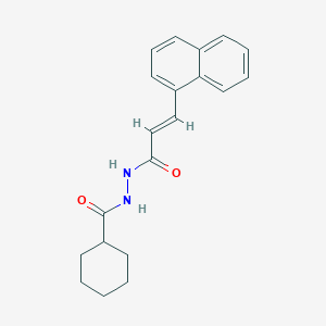 N'-[(2E)-3-(naphthalen-1-yl)prop-2-enoyl]cyclohexanecarbohydrazide