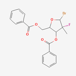 [(4R)-3-benzoyloxy-5-bromo-4-fluoro-4-methyloxolan-2-yl]methyl benzoate