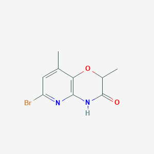 6-bromo-2,8-dimethyl-4H-pyrido[3,2-b][1,4]oxazin-3-one