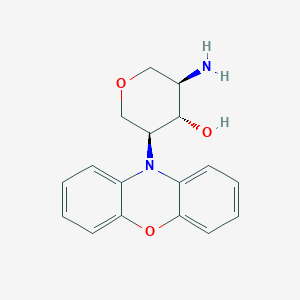 (3R,4S,5S)-3-Amino-5-(10H-phenoxazin-10-yl)tetrahydro-2H-pyran-4-ol