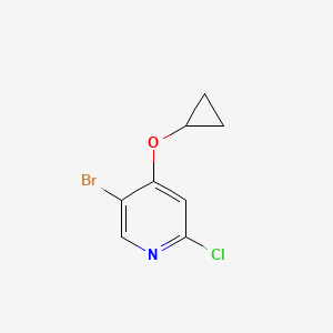 5-Bromo-2-chloro-4-cyclopropoxypyridine