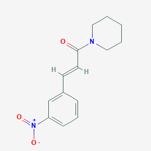 (2E)-3-(3-nitrophenyl)-1-(piperidin-1-yl)prop-2-en-1-one