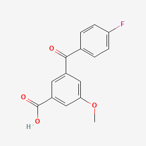 3-(4-Fluoro-benzoyl)-5-methoxy-benzoic acid